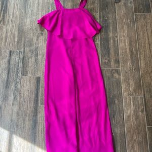 “GB girl” purple pants suit